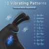 The ten vibration patterns available on the Pulse Ring penis vibrator