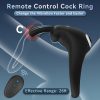Remote controlled penis ring vibrator with a 26 foot wireless range