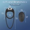 Size guide for the stretchable penis ring vibrator showing a 4.4 cm inner ring